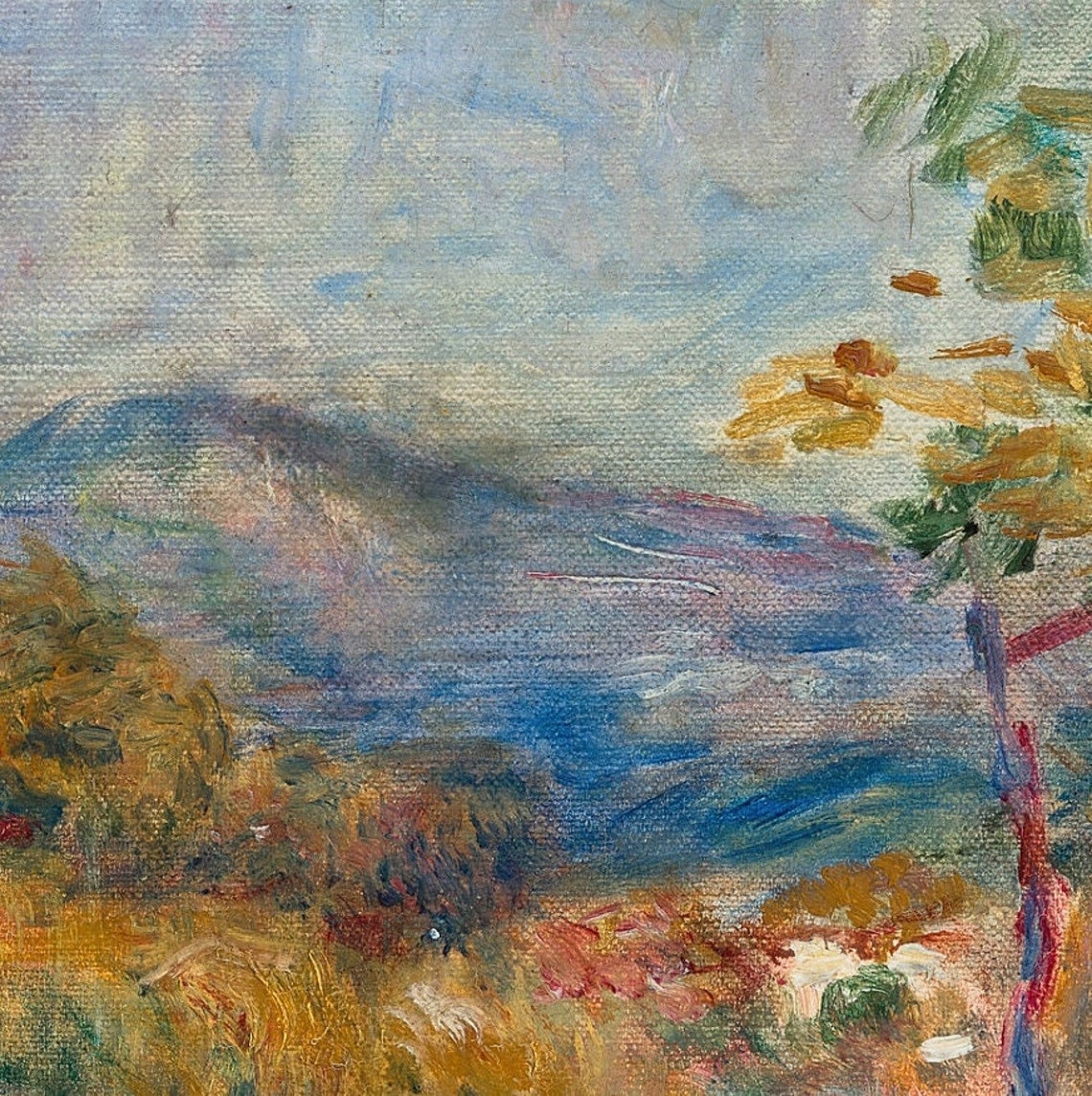 Pierre Renoir Cagnes Autumn Trees Landscape Impressionist Poster - Image 3