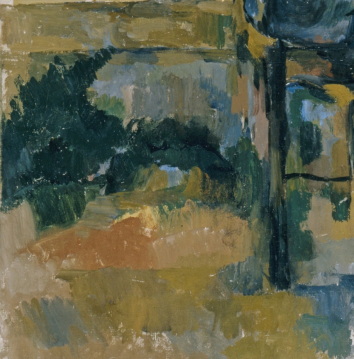 Paul Cezanne Seated Peasant Straw Hat Post Impressionist Poster - Image 2