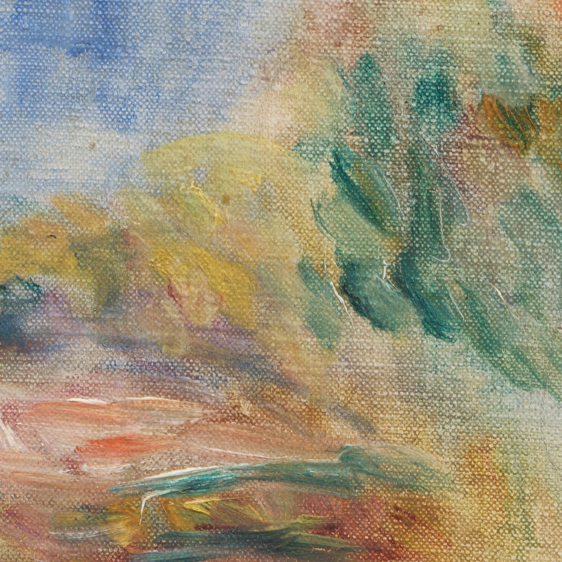 Renoir Woman Resting in a Wildflower Meadow Impressionist Poster - Image 2