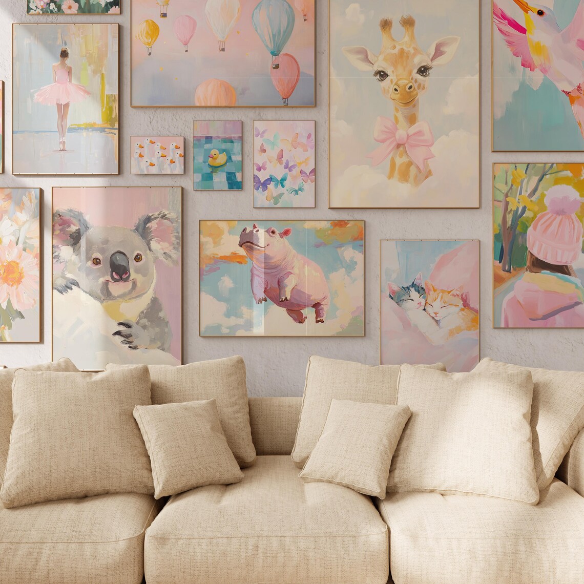 Modern Abstract Wall Prints, Gallery Wall Art - Image 2