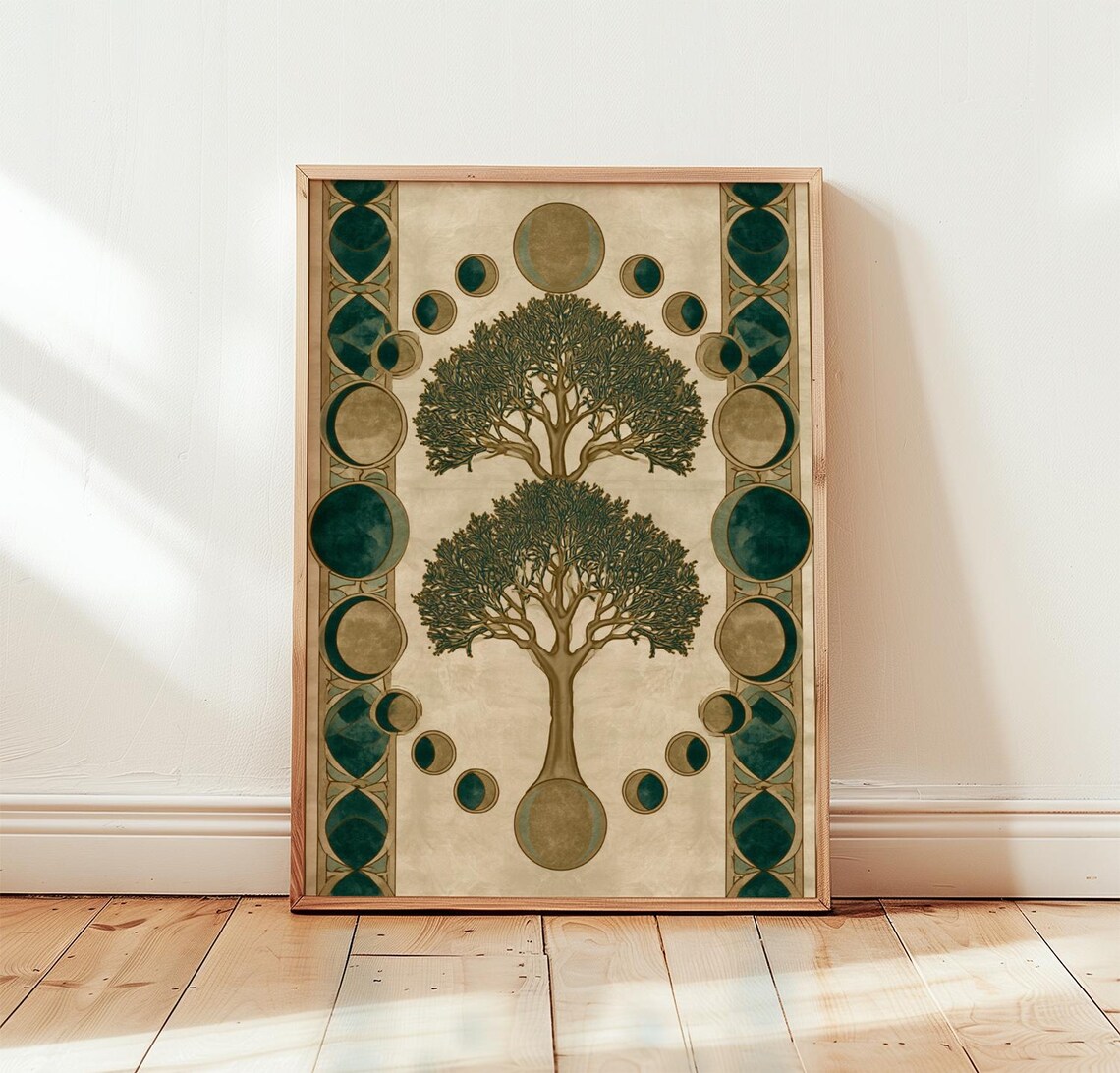 Tree Of Life, Celestial Botanical Wall Art