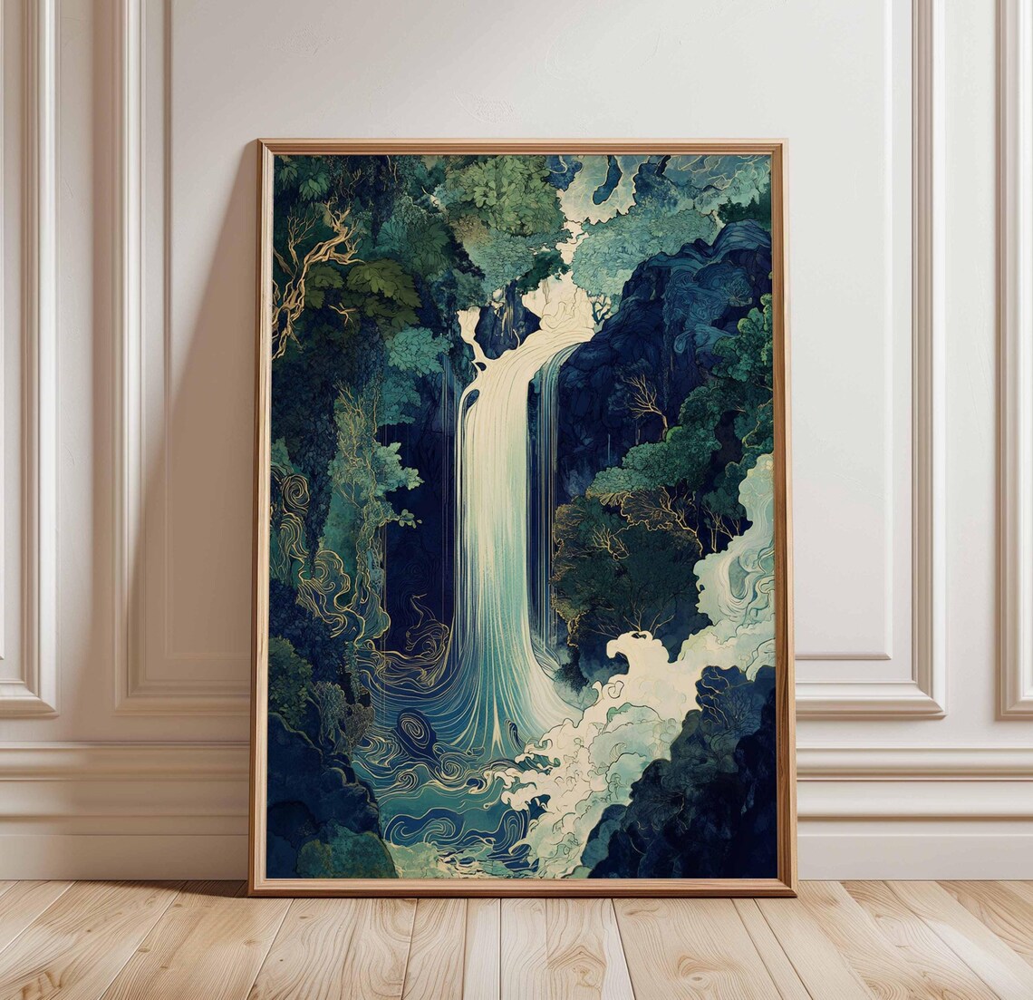 Hokusai Japanese Floral Botanical Art Print