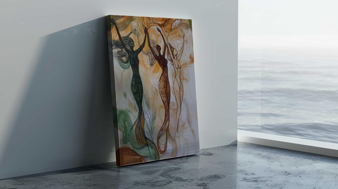 Abstract Art Housewarming Gift, Modern Style - Image 3