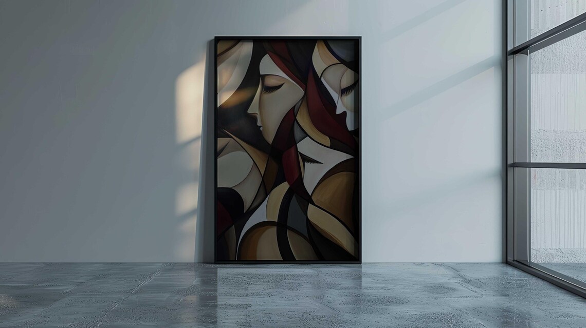 Abstract Expressionist Modern Housewarming Art Print - Image 2