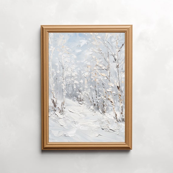 Niseko Winter Landscape Art Print Vintage Ski Poster