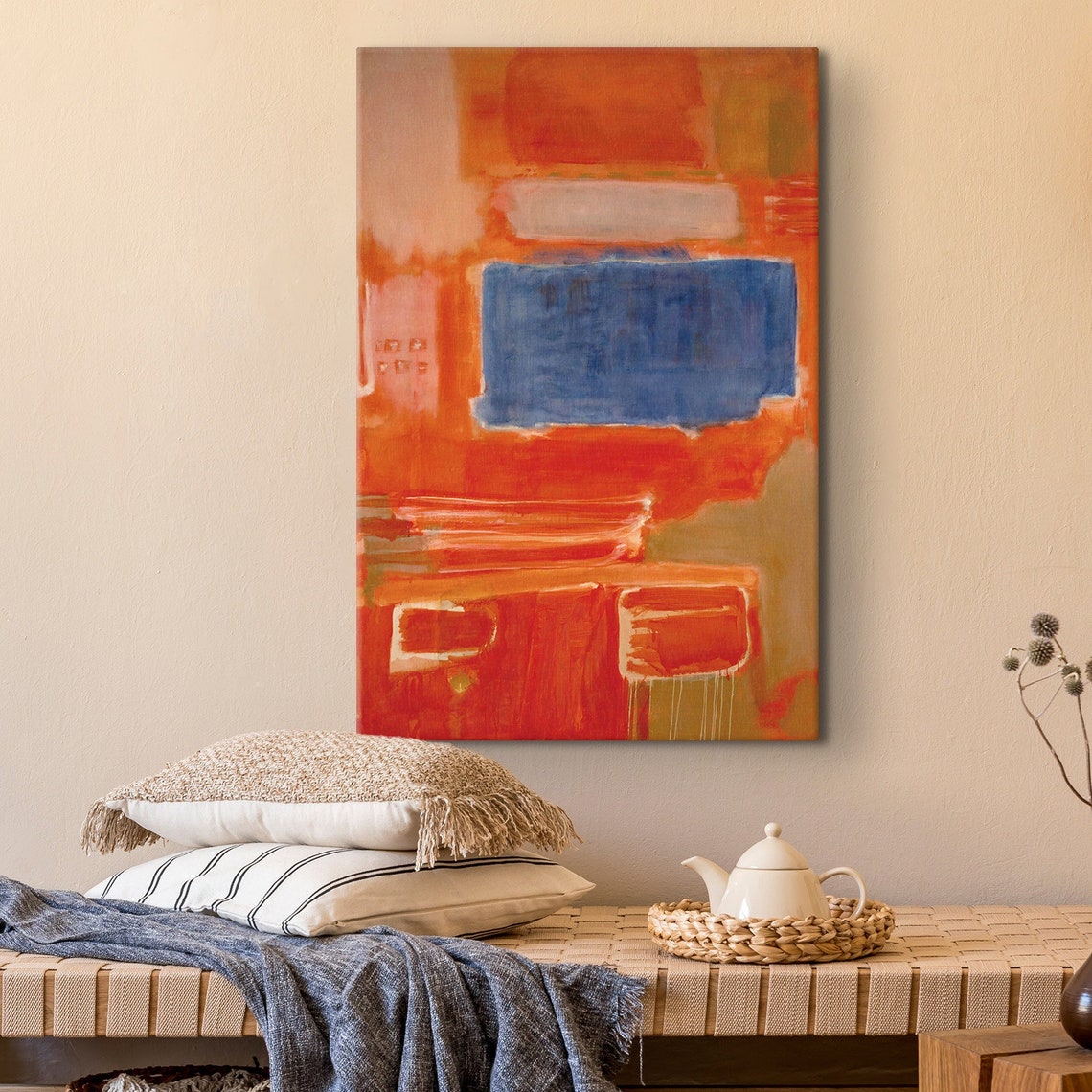 Mark Rothko Mixed Color Poster Mark Rothko Extra Large Exhibition Poster Modern Art Expressionism Art Mark Rothko Reproduction Art