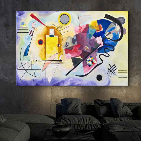 Wassily Kandinsky Yellow Red Blue 1925 Abstract Masterpiece Poster