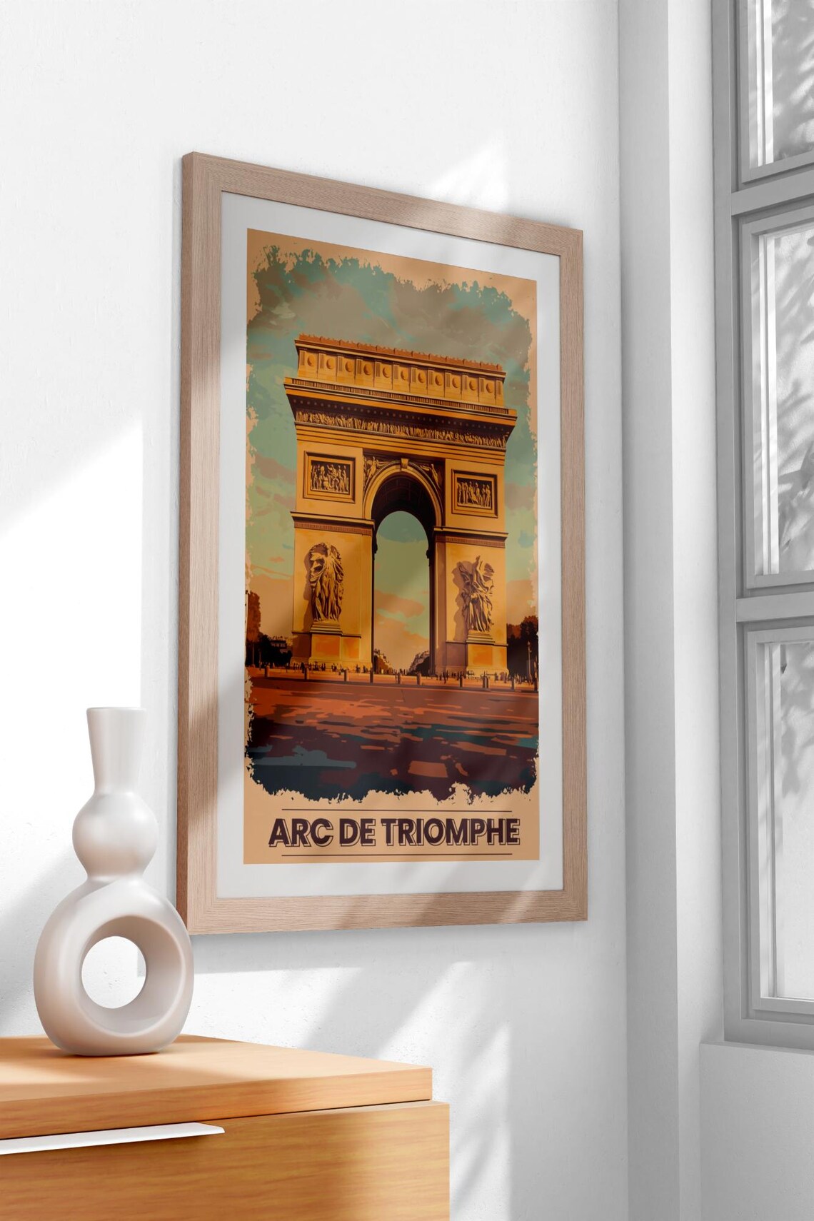 Vintage Arc De Triomphe, Majestic Parisian Paris - Image 3