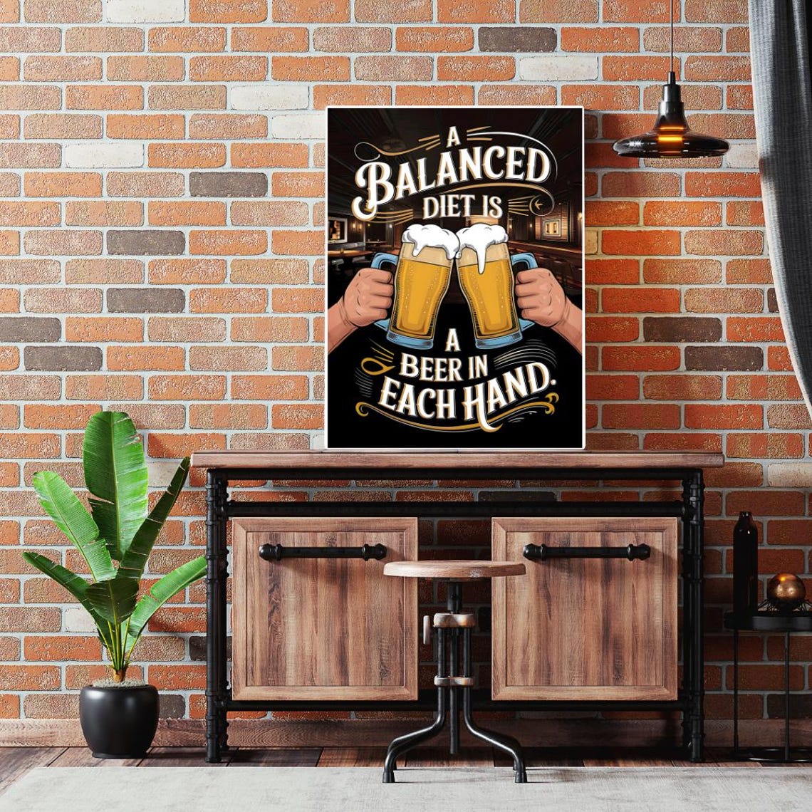 Beer Wall Art, Funny Beer Puns Poster - Image 5