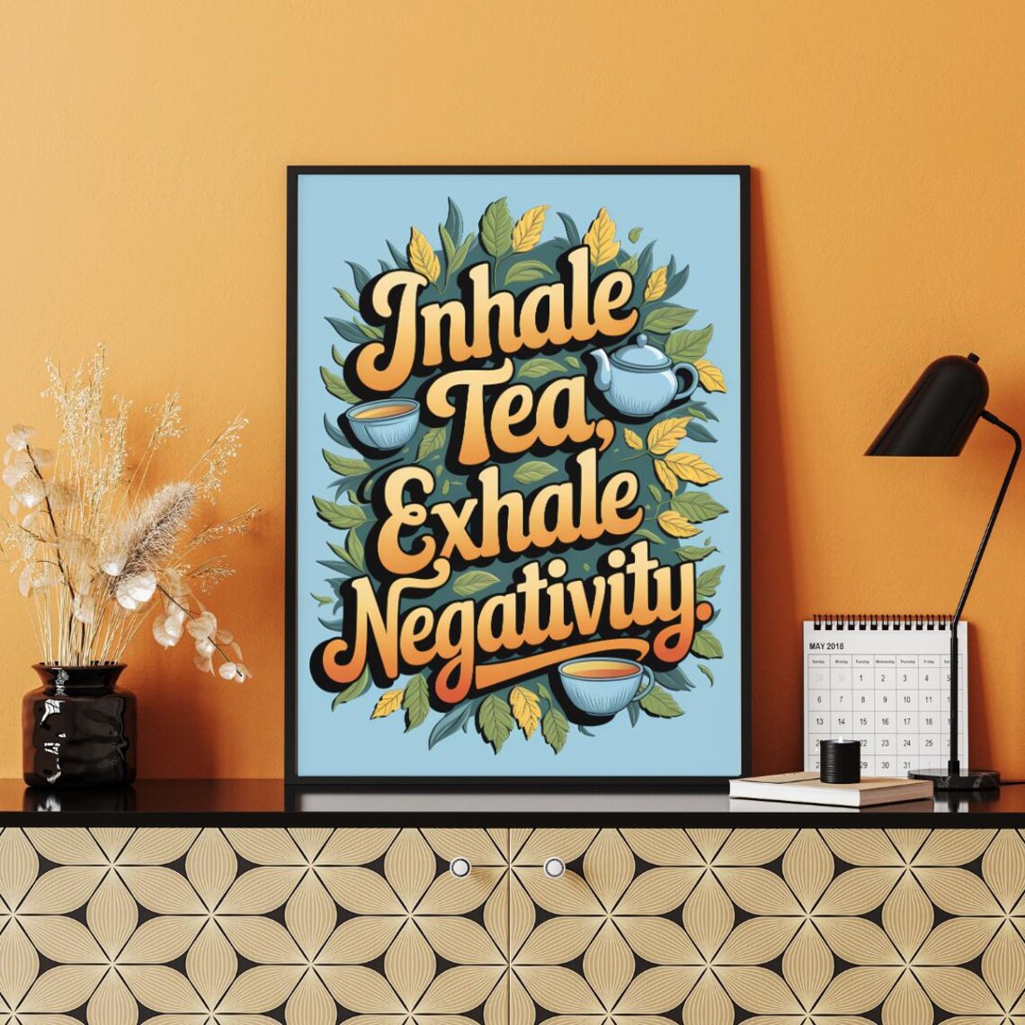 Tea Humor Wall Art Print, Tea Lover Decor - Image 3