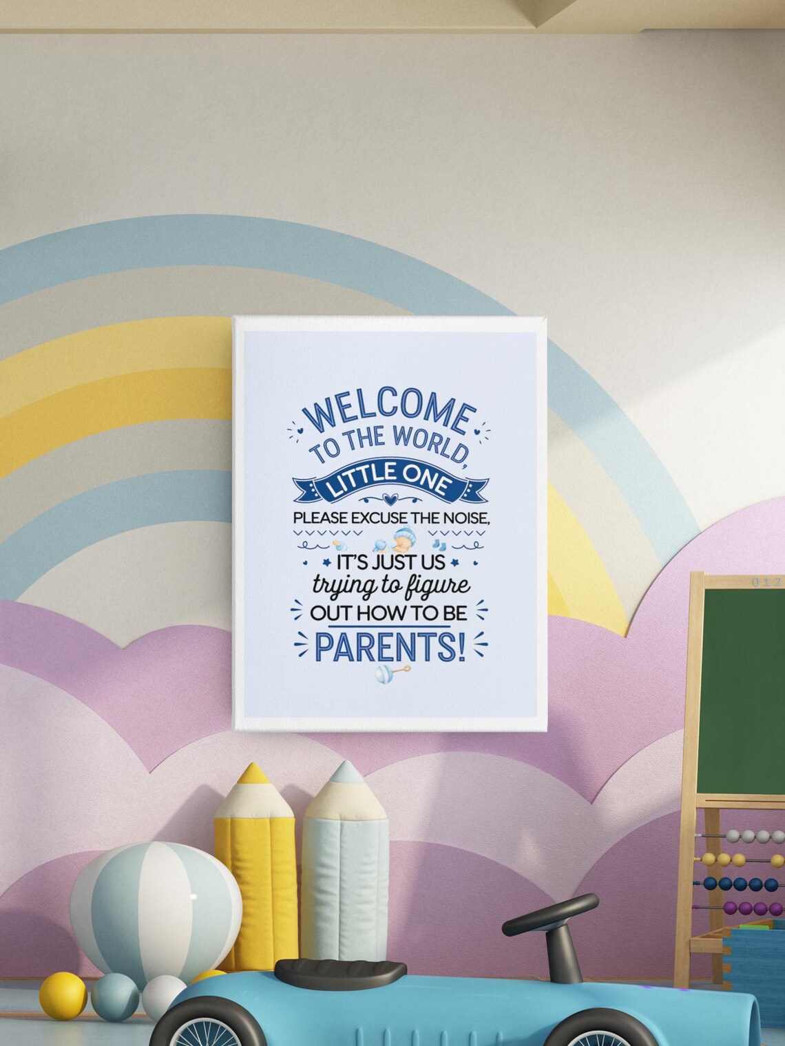 Funny Baby Nursery Decor, Humorous Nursery Art - Image 4