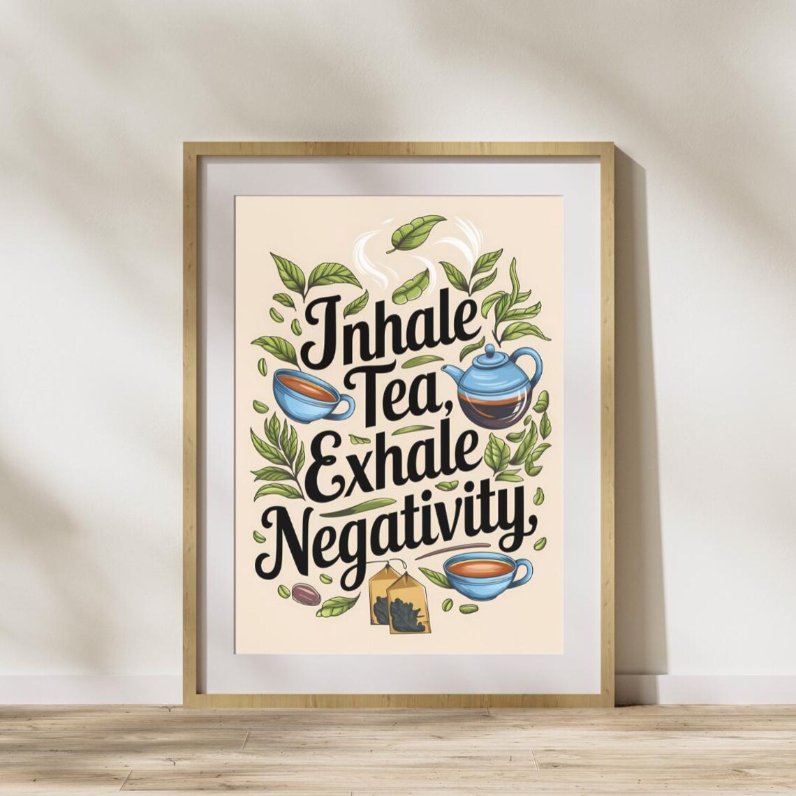 Tea Humor Wall Art Print, Tea Lover Gift - Image 2