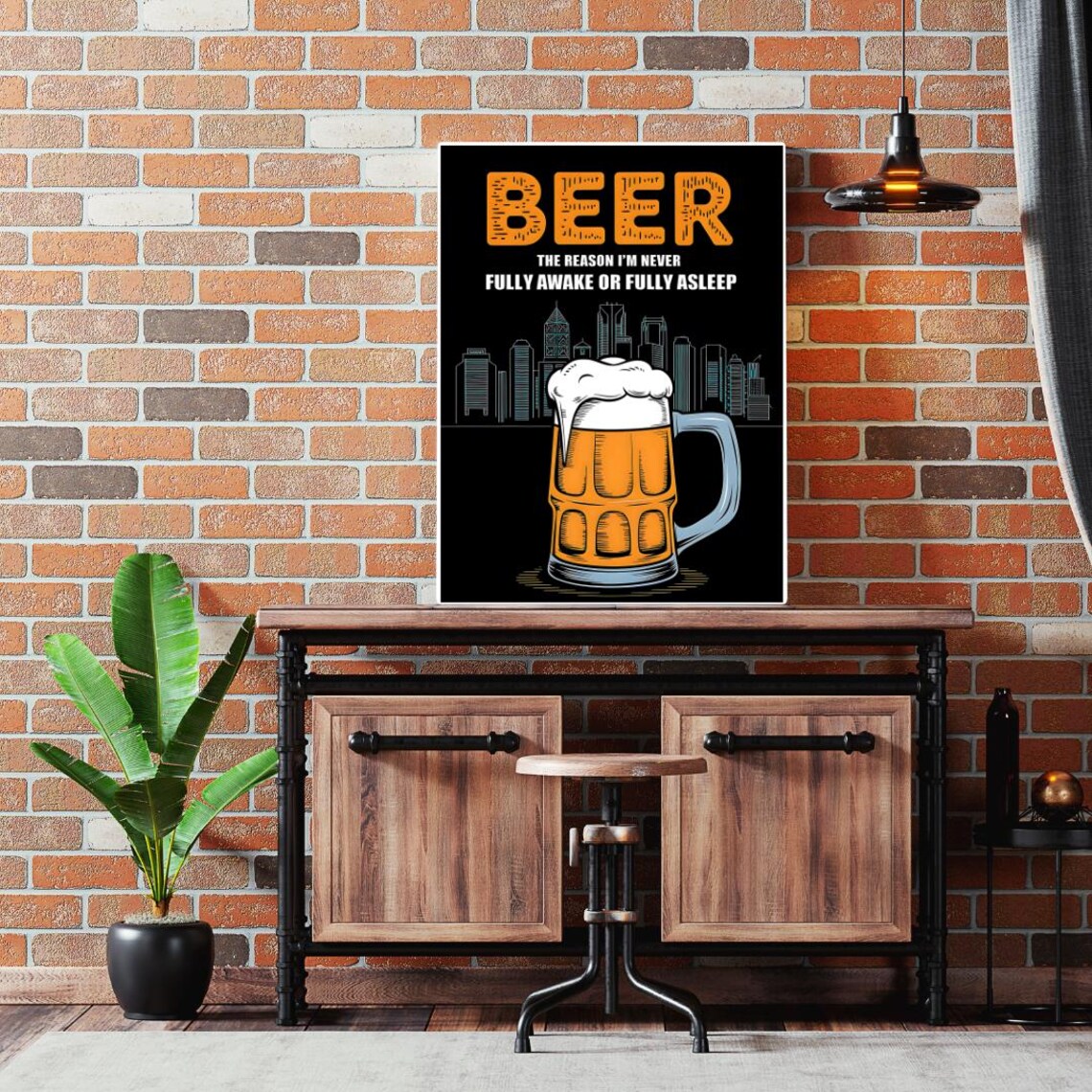 Bar Cart Decor, Retro Kitchen Wall Art Print - Image 5