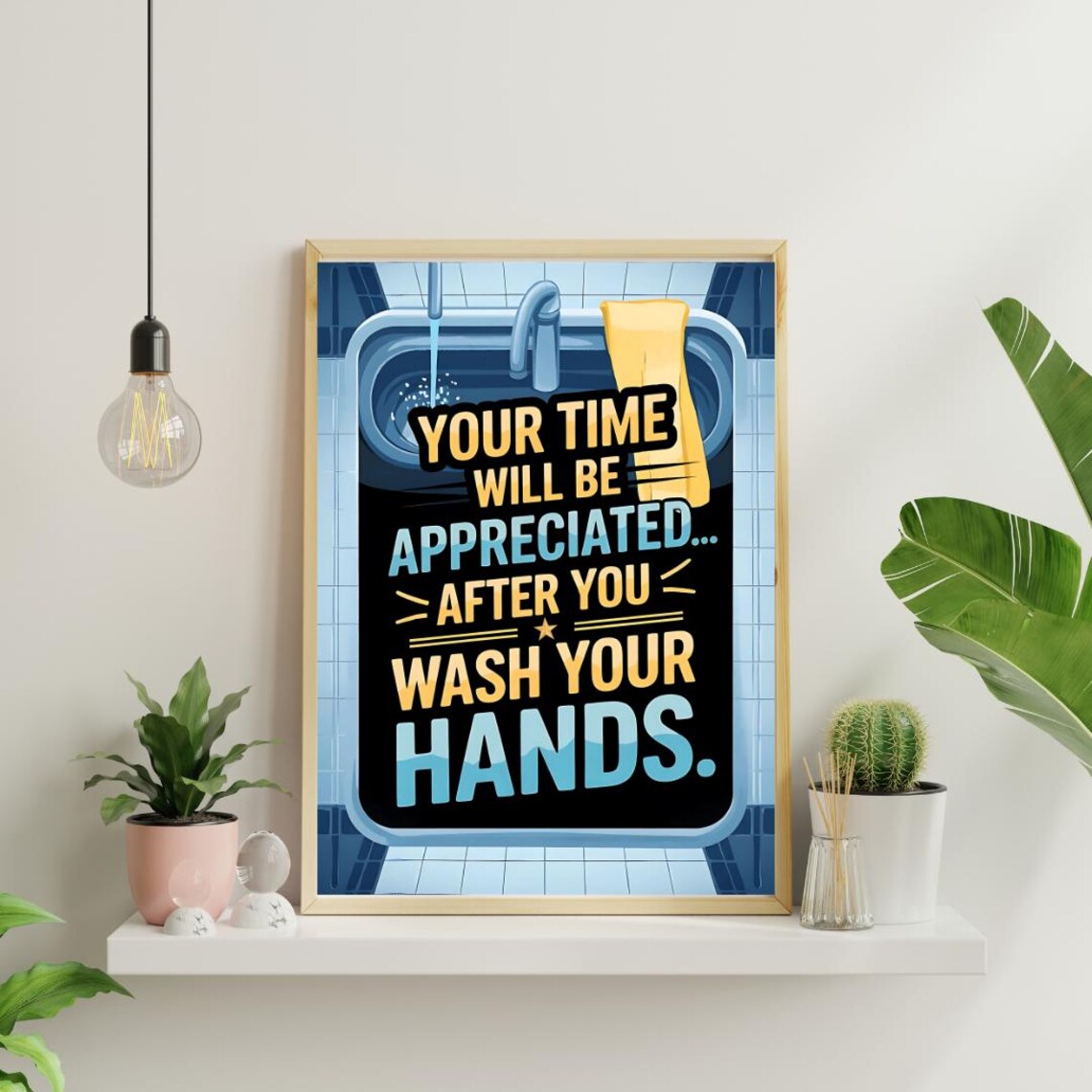 Funny Bathroom Toilet Humor Decor Art Print - Image 3