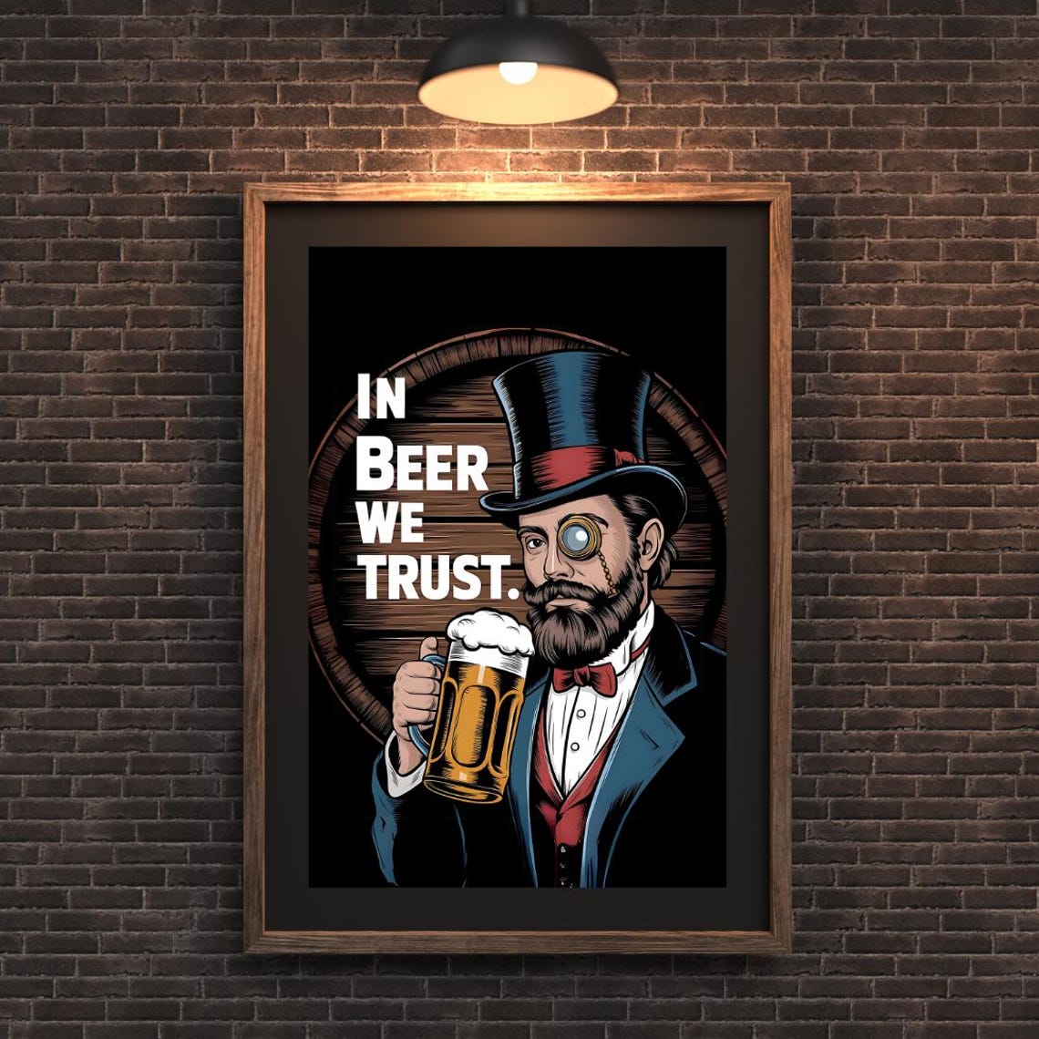 Beer Humor Poster, Beer Lovers Bar Gift - Image 3