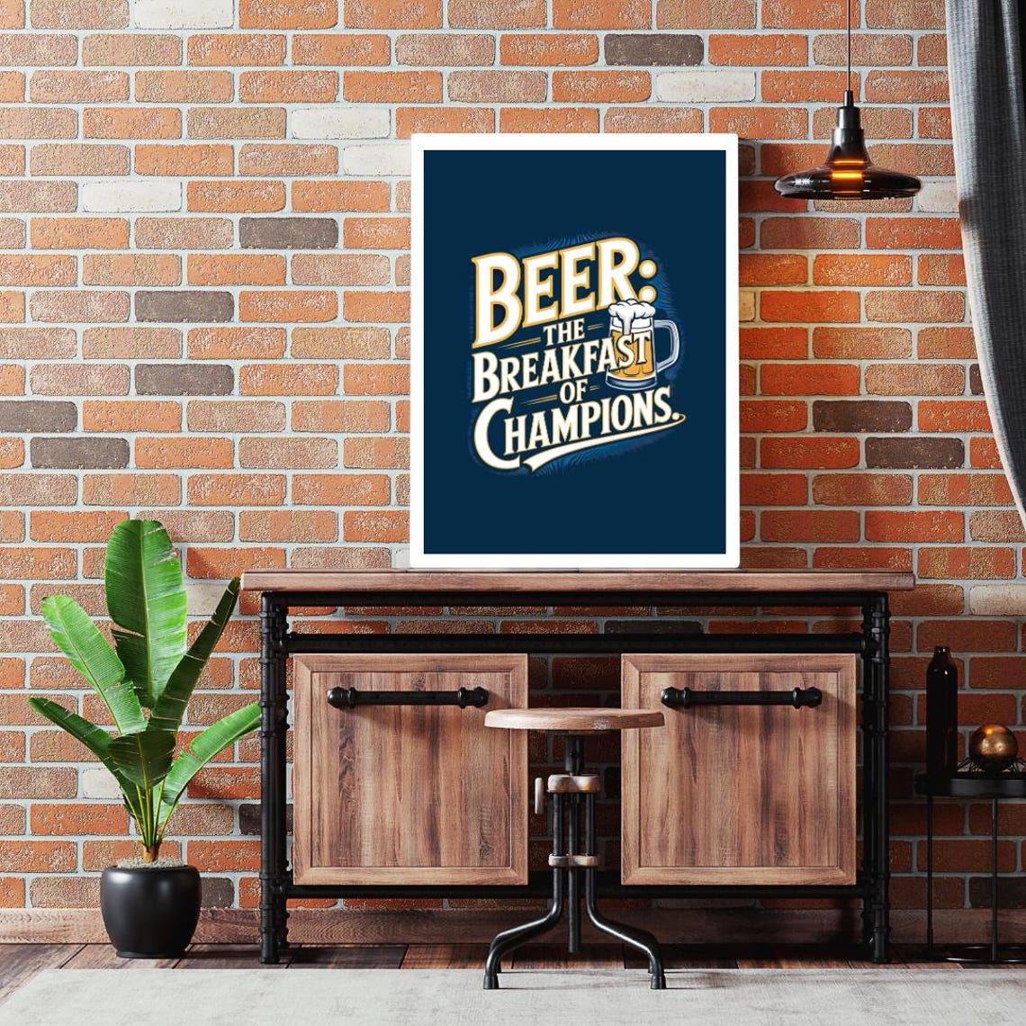 Beer Humor Poster, Beer Lovers Bar Gift - Image 5