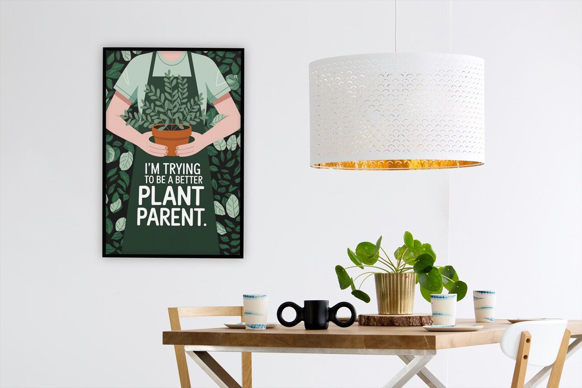 Vegan Poster, Environmental Wall Art Print - Image 2