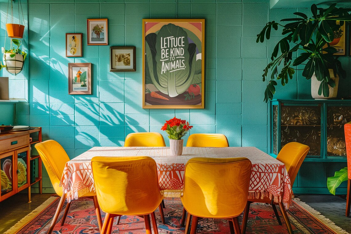 Funny Vegan Kitchen and Dining Room Wall Art - Image 4