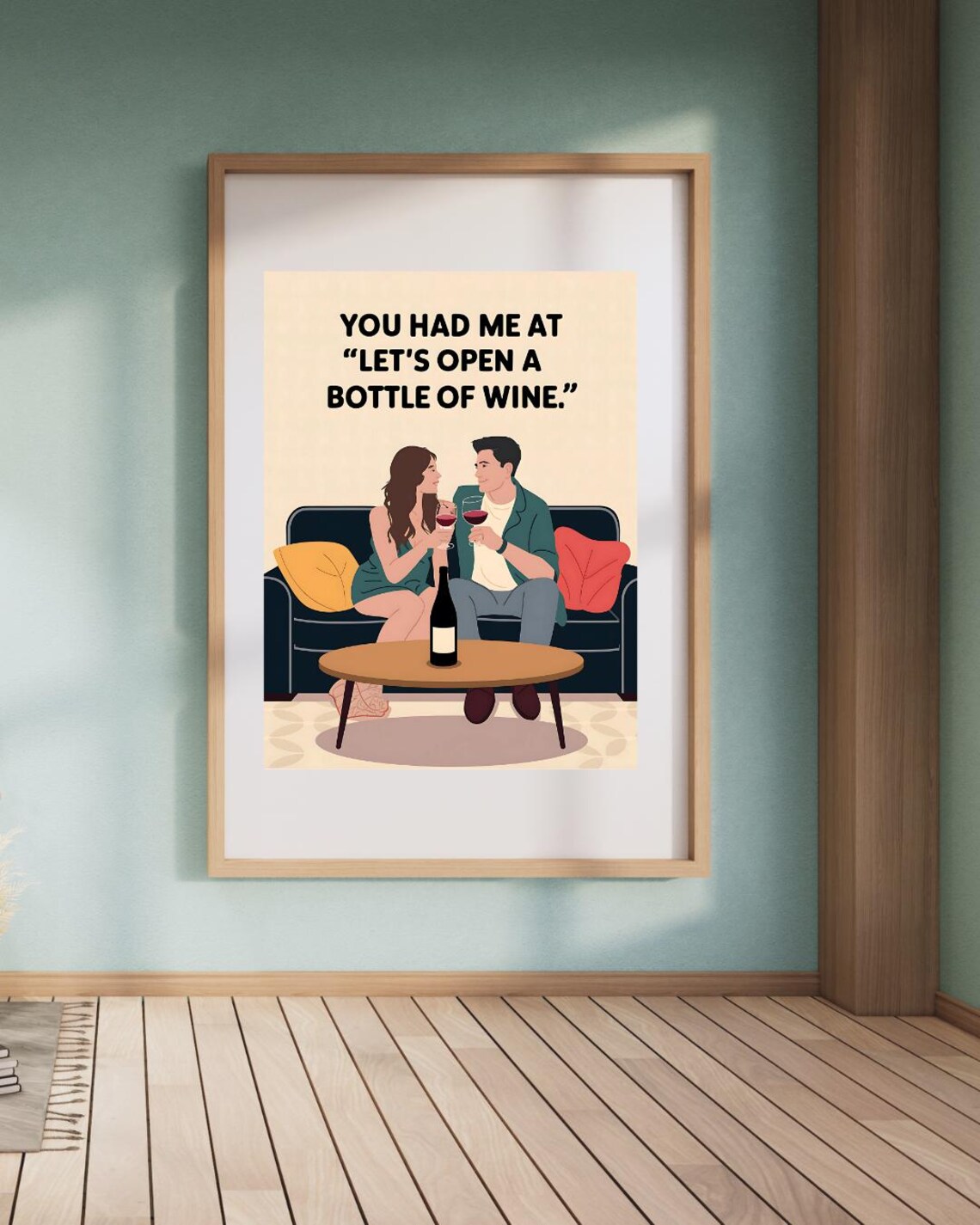 Wine Poster, Modern Wine Art - Image 5