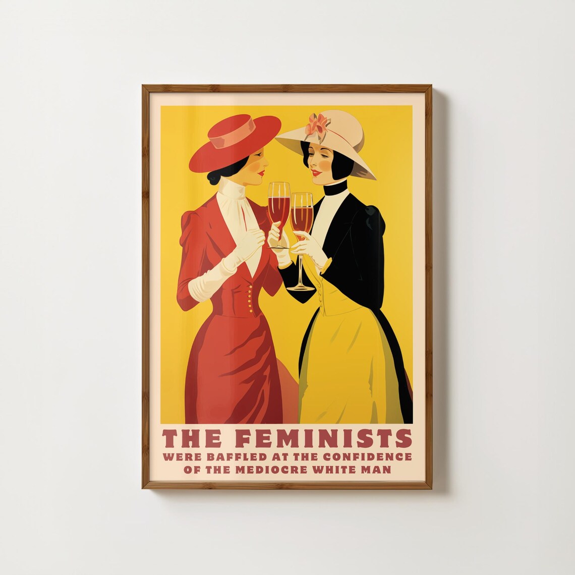 Feminism Retro Humor Art Print, Women's Rights