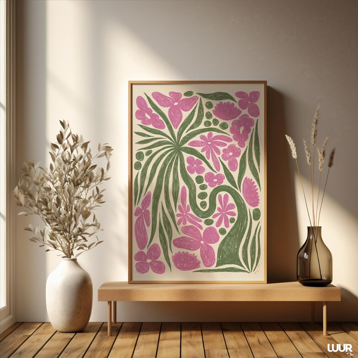 Botanical Floral Decor Flowers Art Print