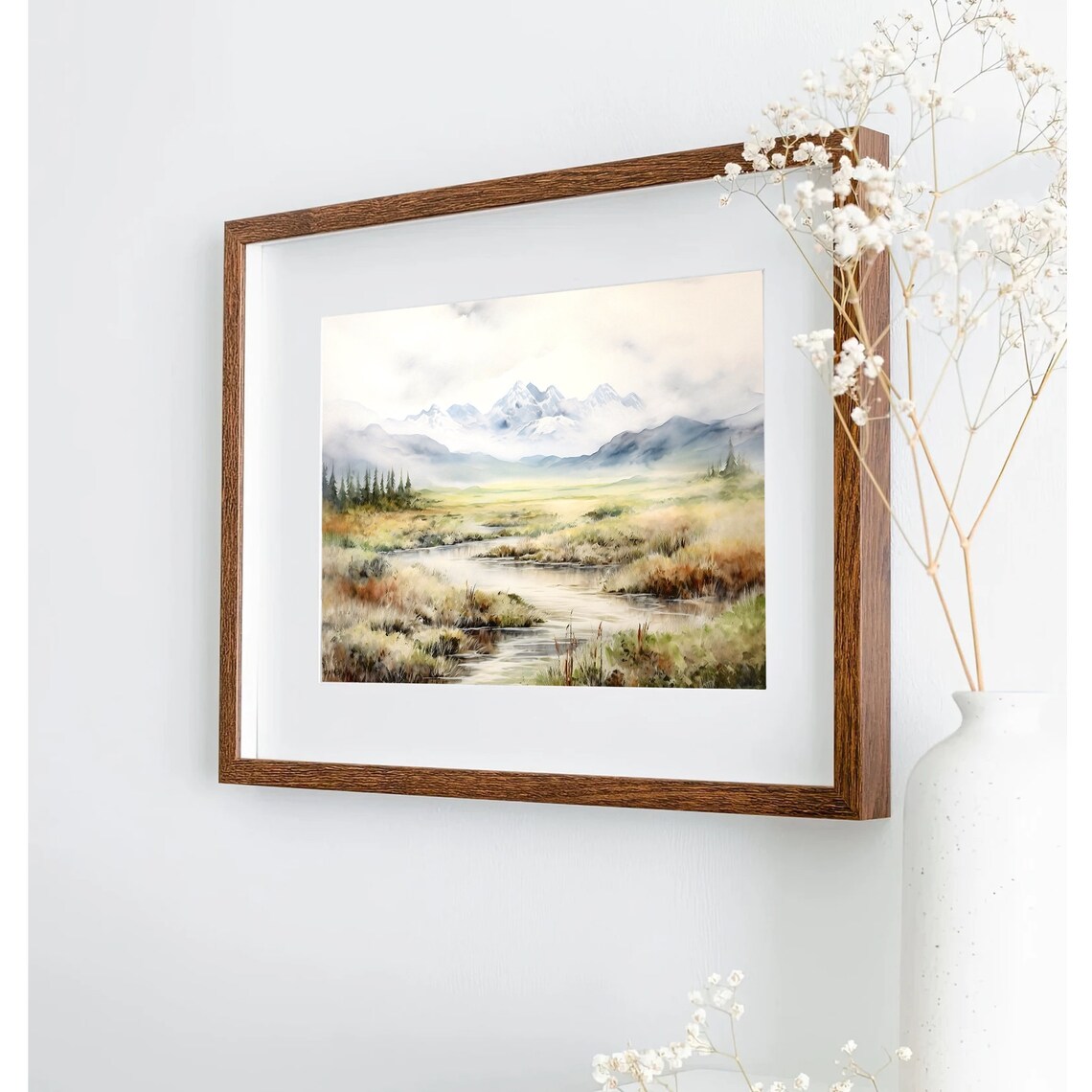 Denali National Park Travel Poster, Watercolor - Image 2