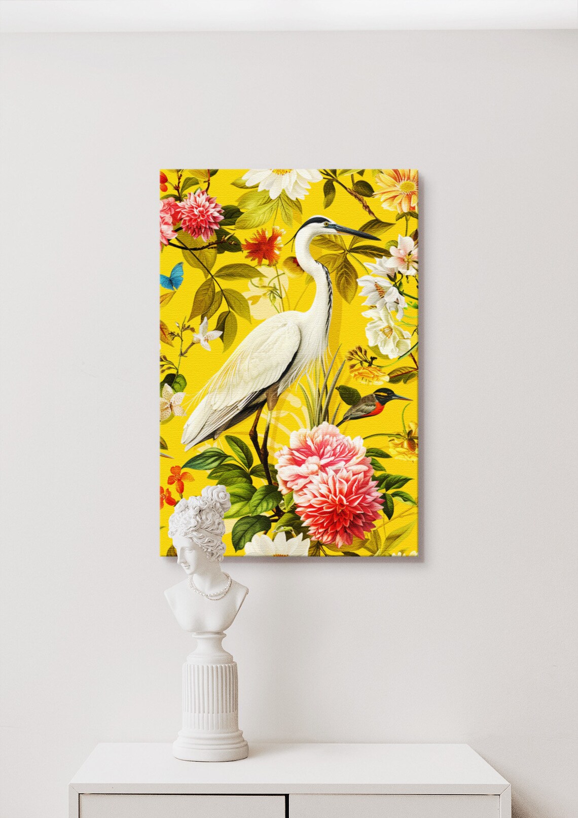 Japanese Crane Art Print, Japanese Home Decor - Image 2