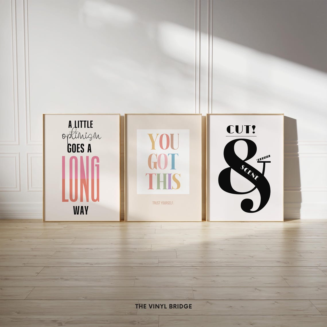 You Got This Trust Yourself Pastel Rainbow Letter Affirmation Poster - Image 3