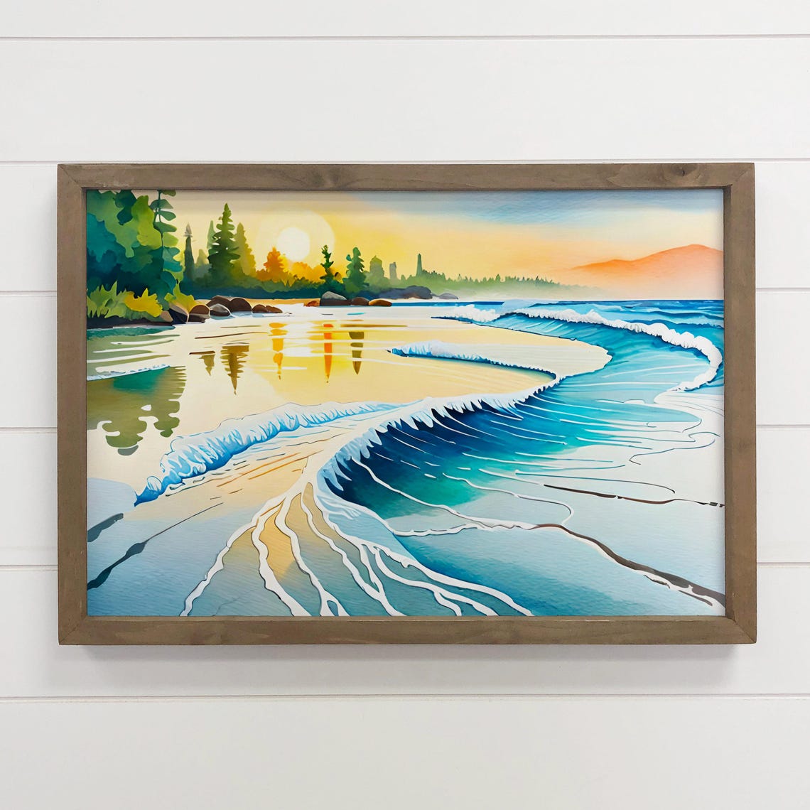 Oregon Coast Riptide Nature Art Print