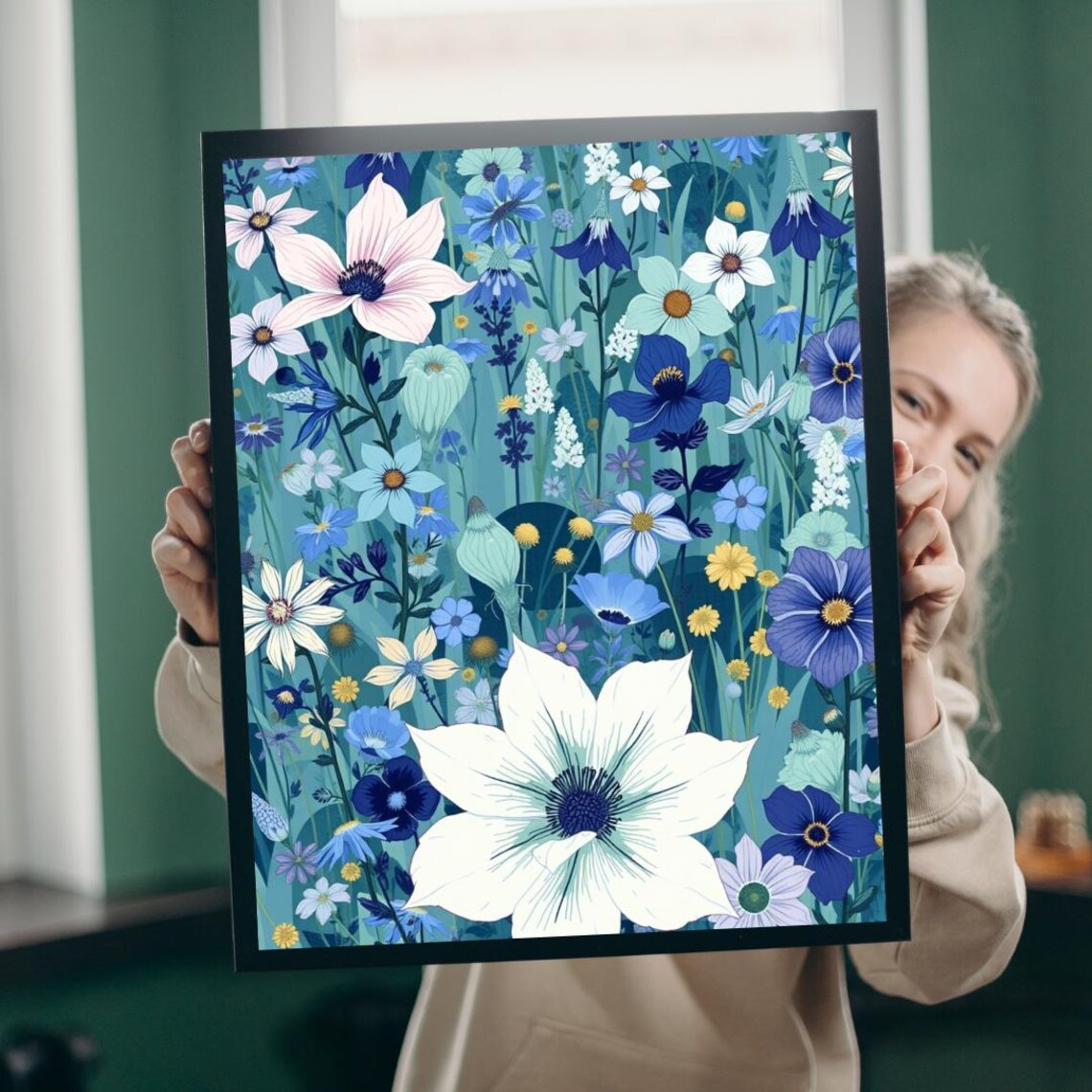 Floral Jigsaw Puzzle, Nature-Inspired Gift