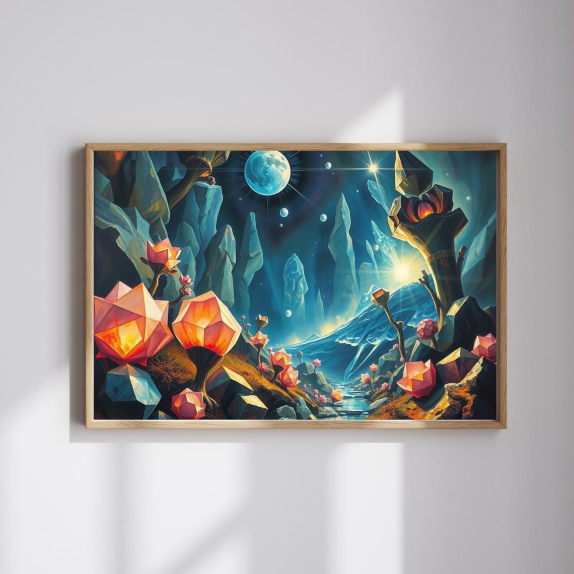 Surreal Biome Jigsaw Puzzle, Luminescent Flora