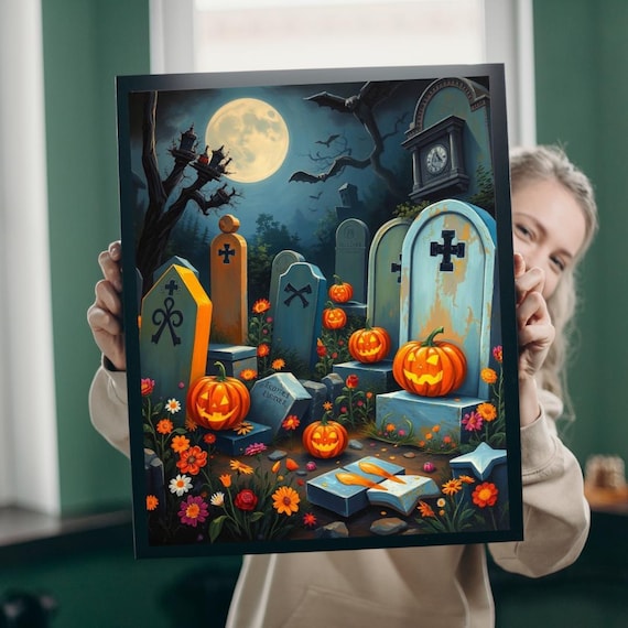 Spooky Cemetery Halloween Puzzle Tomb Tune Parade Fall Family Fun