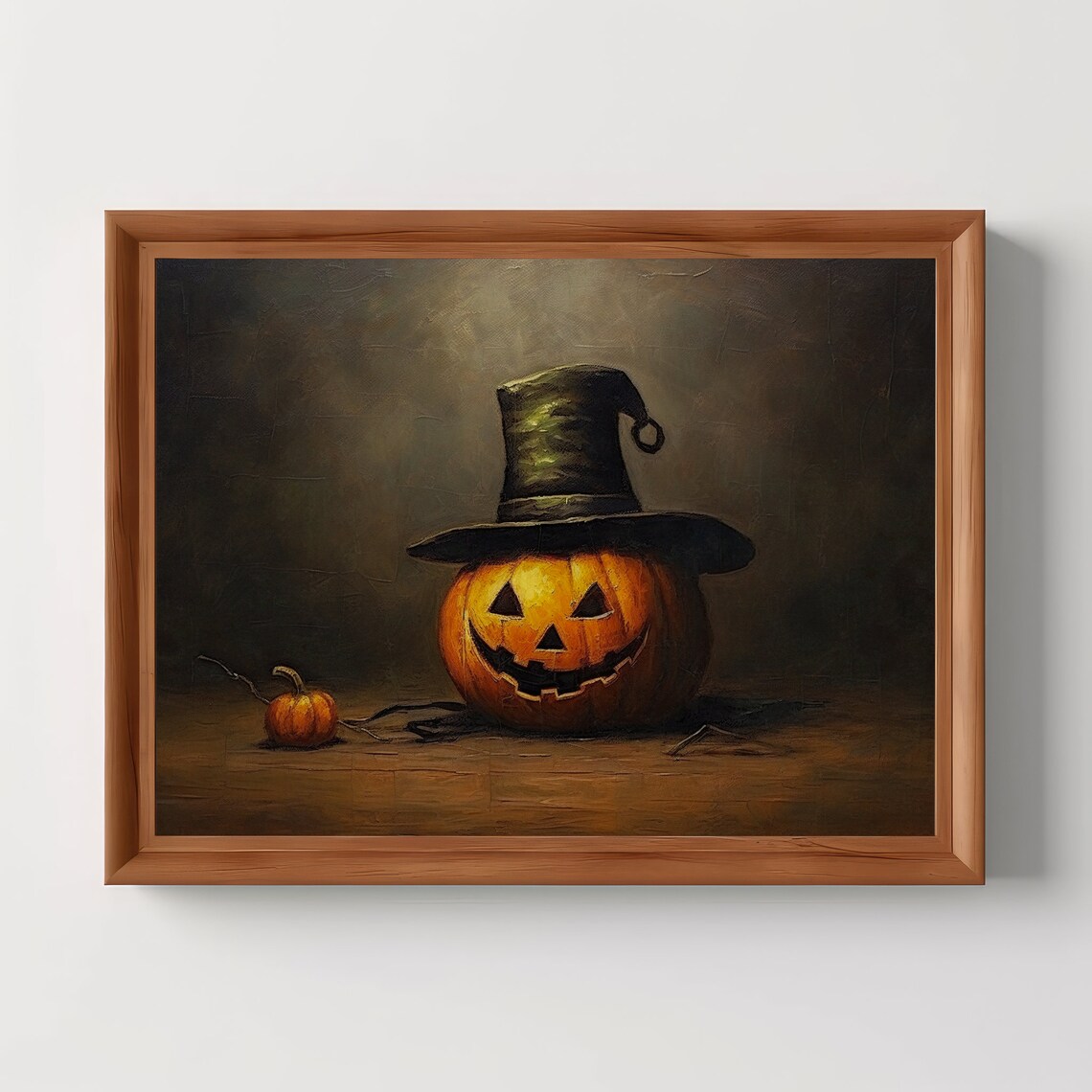 Jack O Lantern Halloween Pumpkin Art Print
