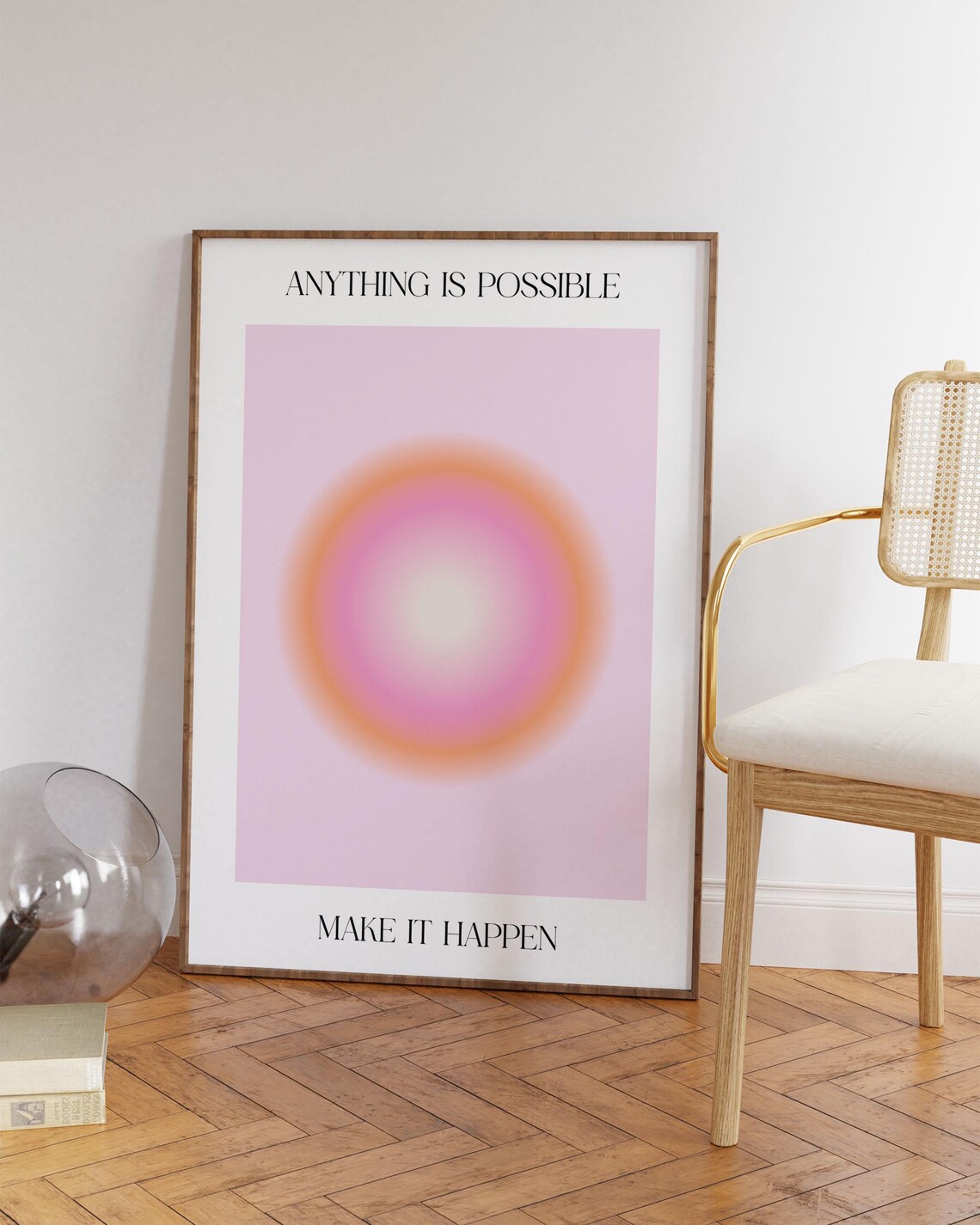 Positive Aura Quotes Spiritual Art Print