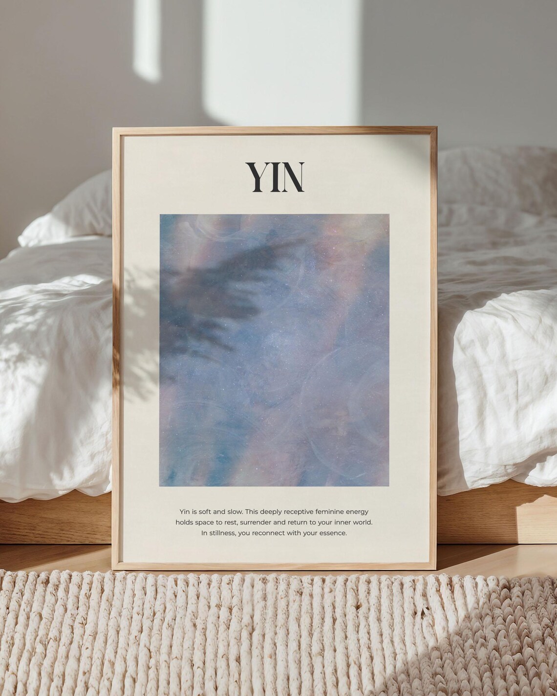 Yin Yang Spiritual Zen Wall Art Poster