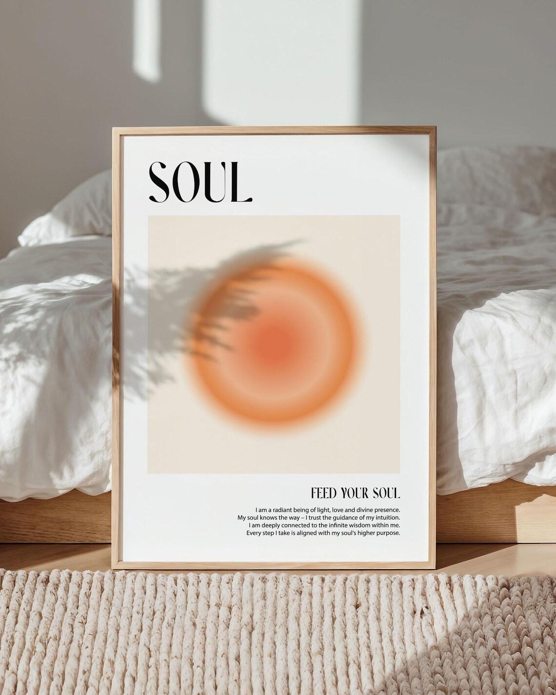 Soul Poster, Body Mind Spiritual Aura Art Print