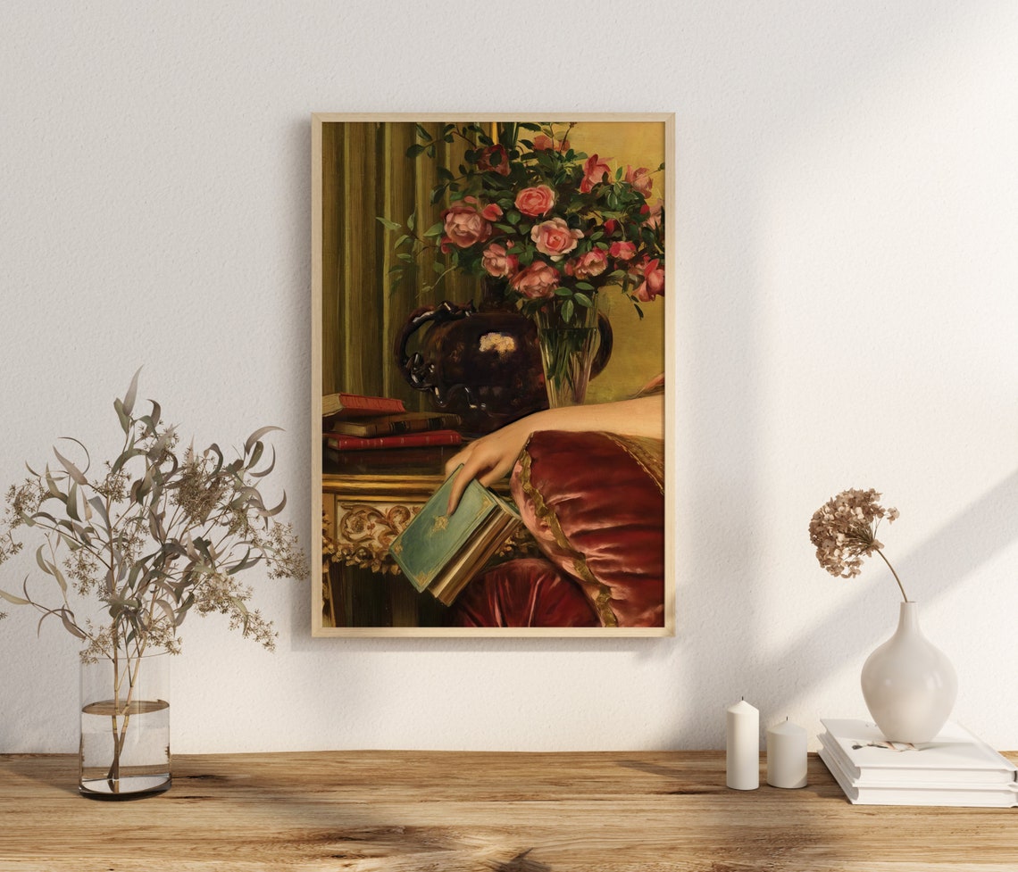 Vintage Portrait Alter Portrait Alter Painting Print Antique Baroque Vintage Portrait Alter Painting Print Antique Baroque Print - Image 3
