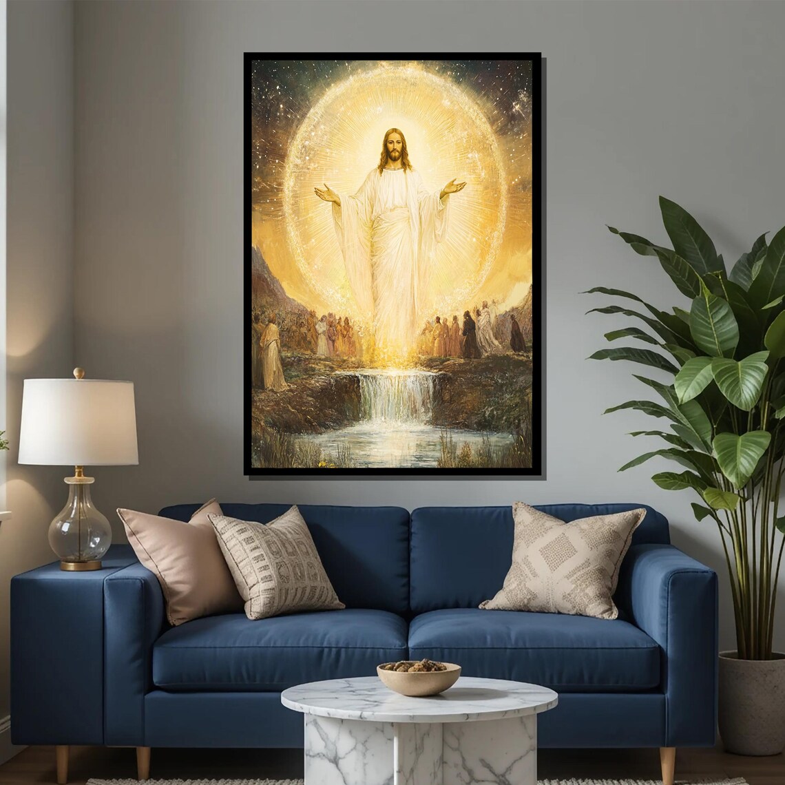 Jesus Ascending To Heaven, Christian Artwork - Image 2
