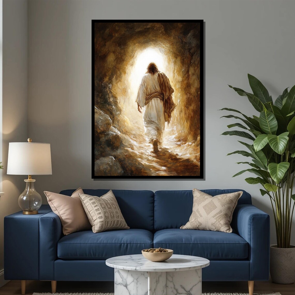 Jesus Resurrection Painting, He Is Risen - Image 2
