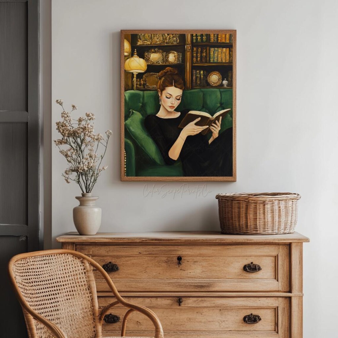 Reading Woman, Victorian Romantic Art Print - Image 3
