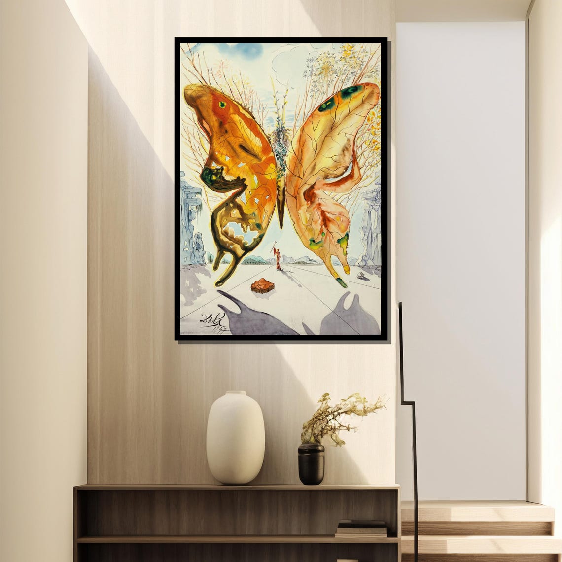 Salvador Dals Venus Butterfly Surrealist Painting Dreamlike And Vibrant Art Gift For Imagination Enthusiasts - Image 4