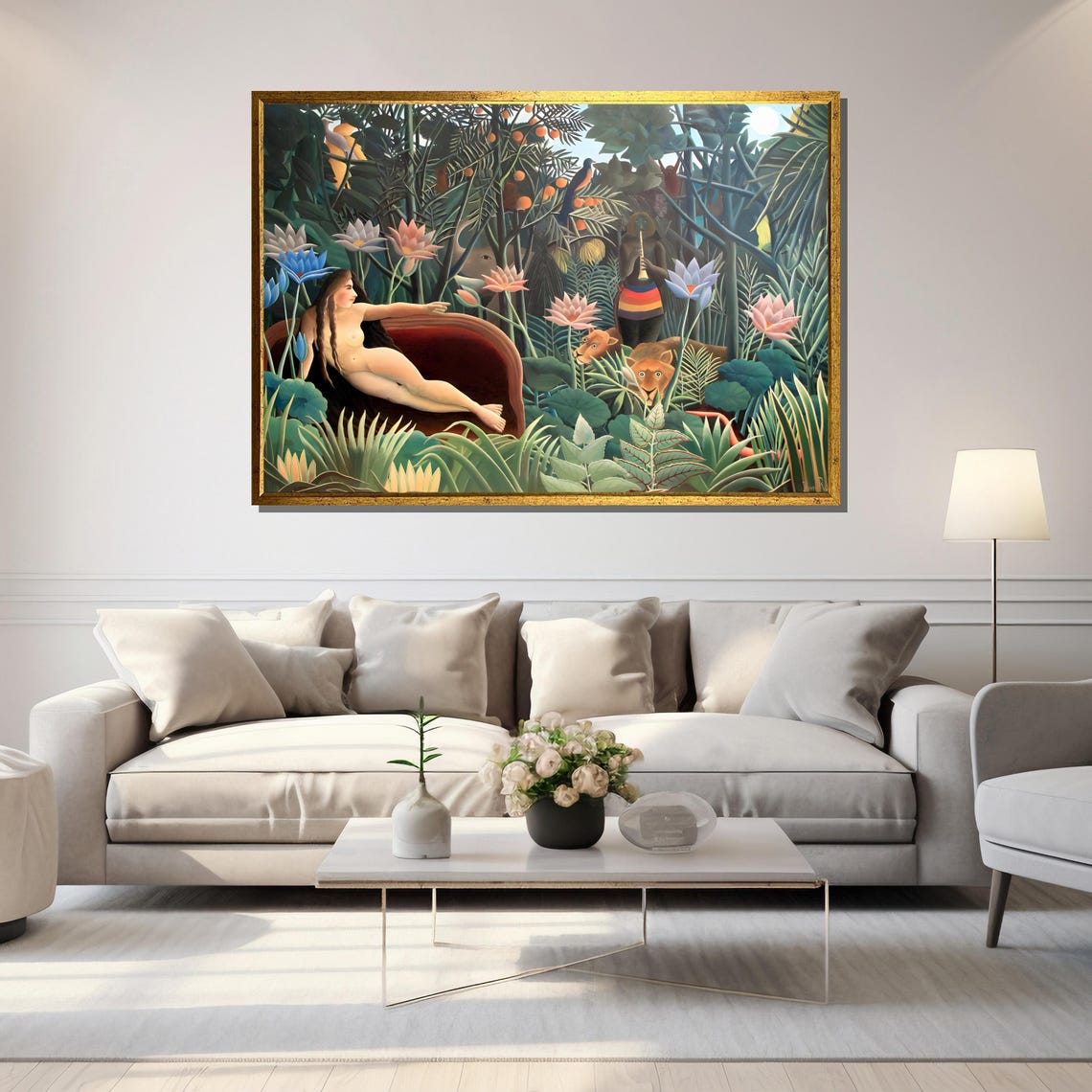 Henri Rousseaus The Dream Iconic Jungle Painting Symbolic And Mystical Art Gift For Nature And Surrealism Lovers - Image 5