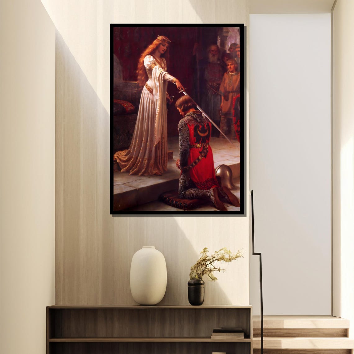Edmund Blair Leighton The Accolade Knighting Ceremony Poster - Image 4