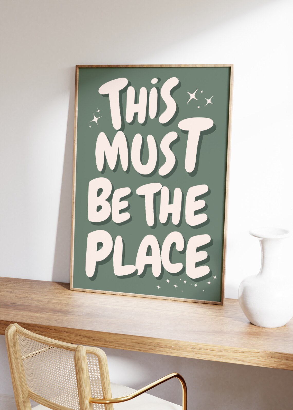 This Must Be The Place Vintage 70s Poster - Image 2