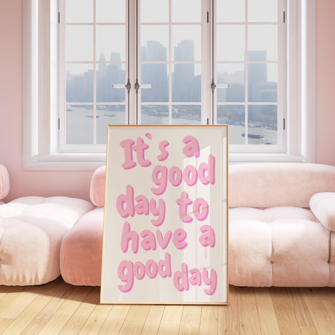 Today Is A Good Day Typography Quote Poster - Image 2