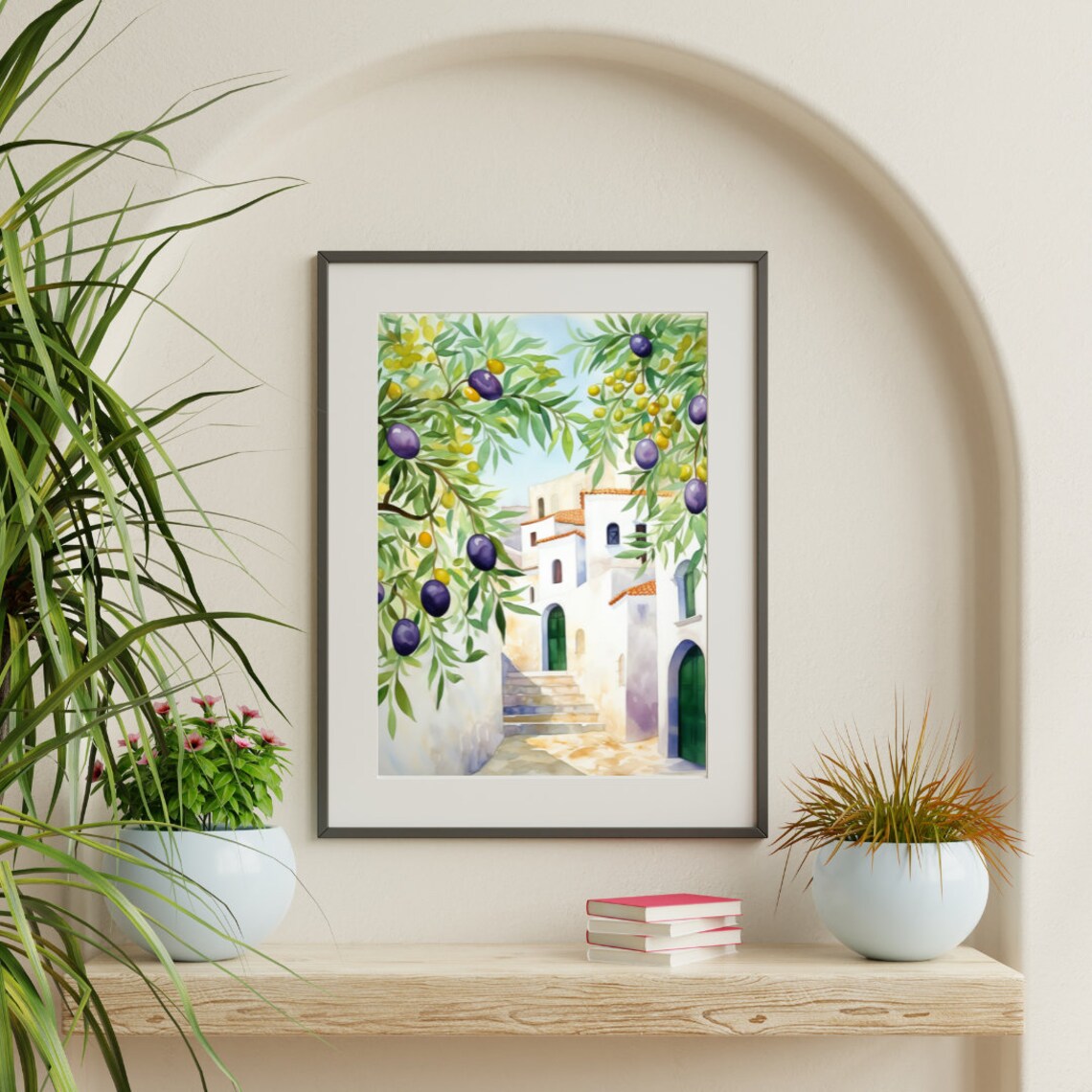 Apulia Olive Tree Watercolor Print, Puglia Italy - Image 3