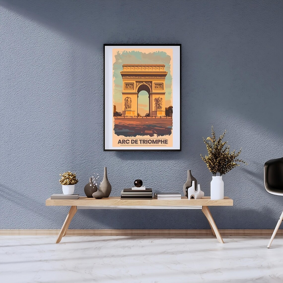 Vintage Arc De Triomphe, Majestic Parisian Paris - Image 2