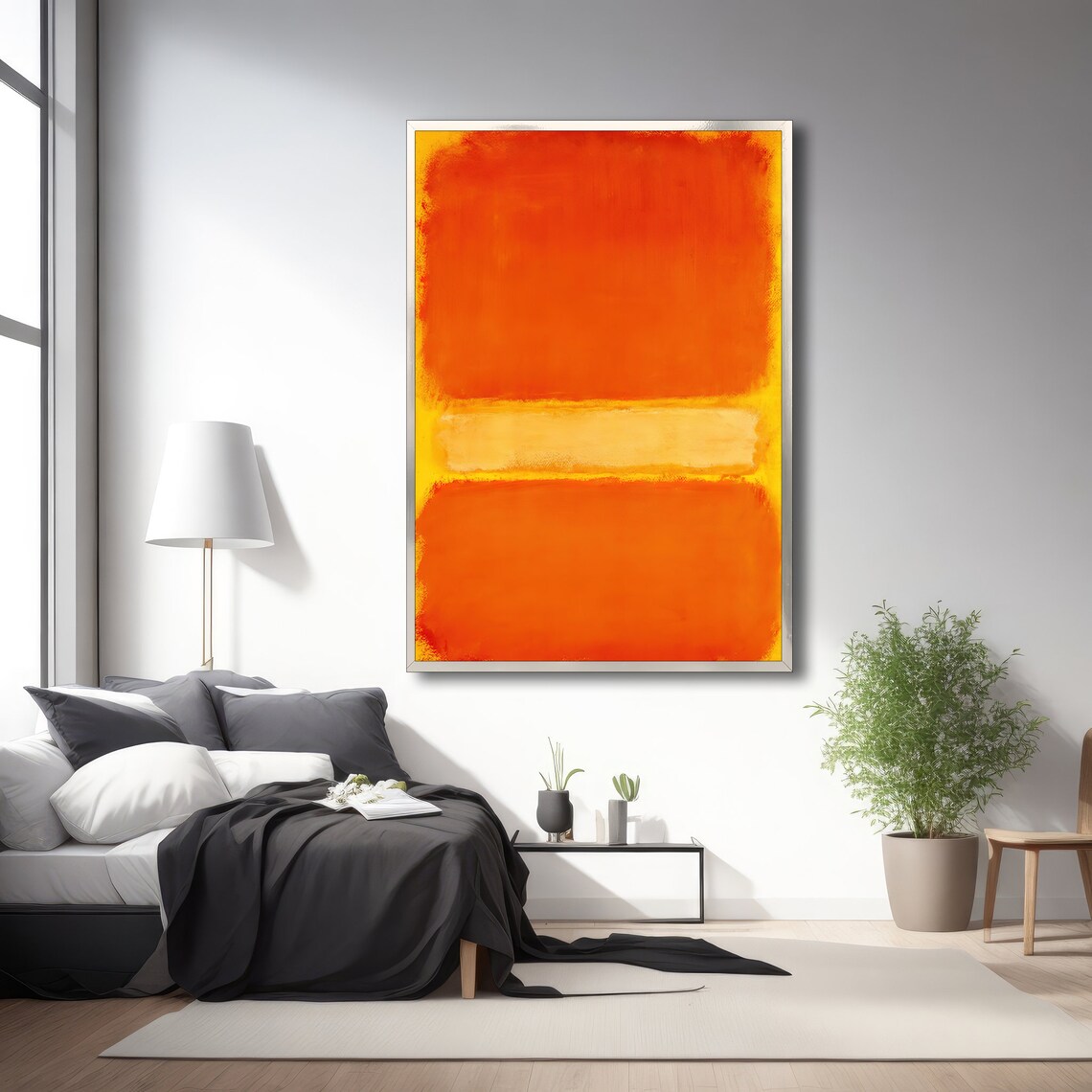 Mark Rothko Minimal Art, Contemporary Abstract - Image 4