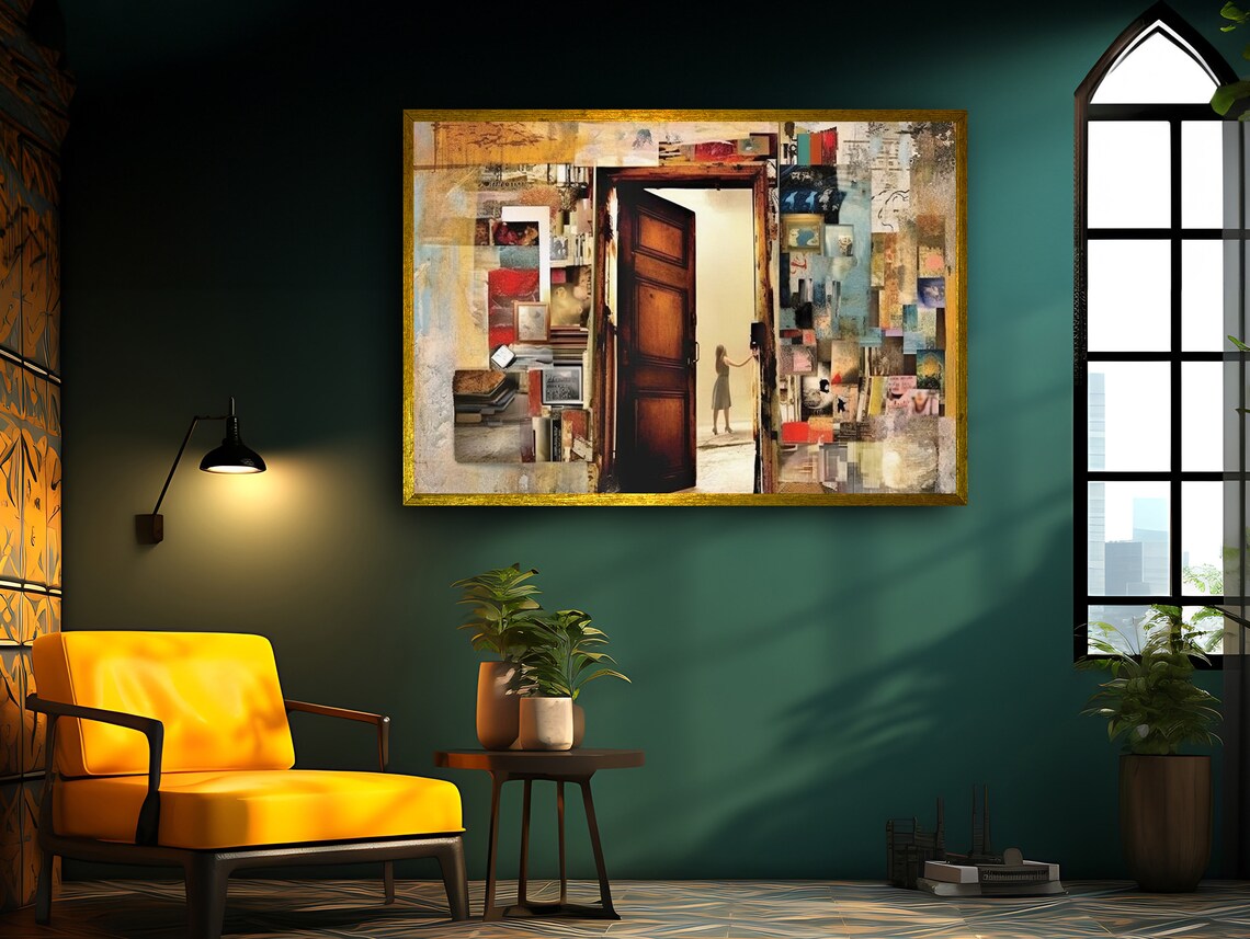 Doorway To Memories, Nostalgic Interior Design Art - Image 5