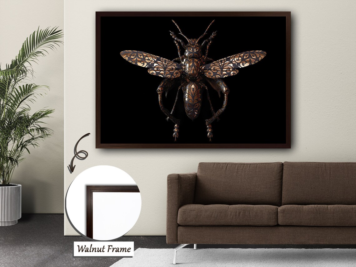 Abstract Wings Of Freedom Acrylic Painting - Image 3